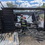 Пожар в деревне Устиновичи